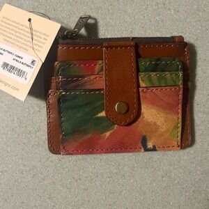 Patricia Nash Multicolor cassis card Card Wallet watercolor butterfly NWT